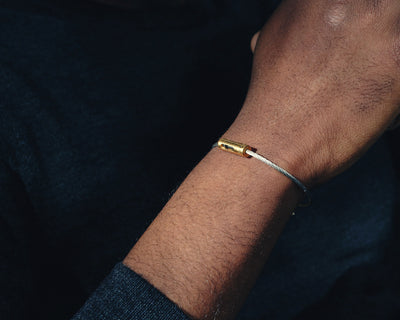 perforated cable bracelet le 6g